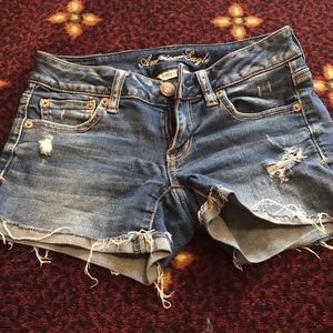 American eagle jean shorts